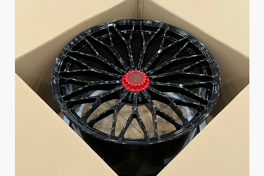 Lamborghini Aventador 2011-2022 Cerchi forgiati OEM R20 R21 V2 (Set da 4) Foto 4