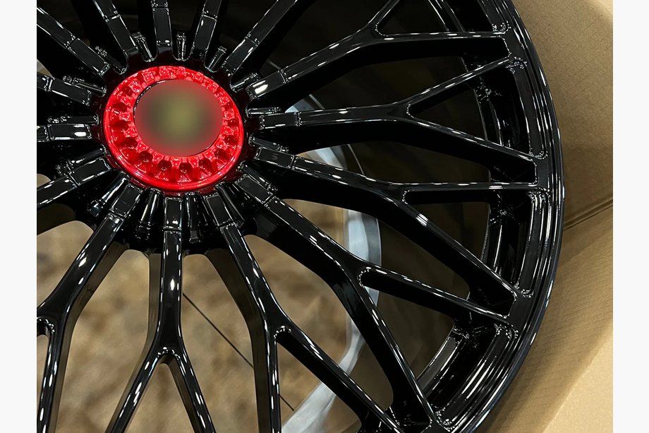 Lamborghini Aventador 2011-2022 Cerchi forgiati OEM R20 R21 V2 (Set da 4) Foto 9