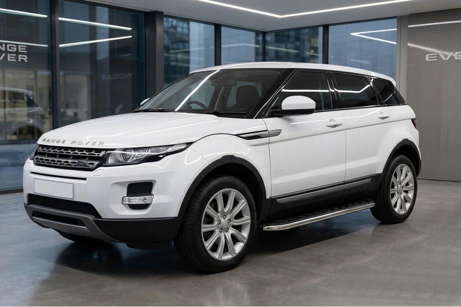 Range Rover Evoque 2012-2018 Pedane Laterali Maydos V1 (2 pz, Alluminio e Acciaio Inox) Image
