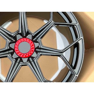 Cerchi forgiati OEM R20 R21 V7 (set da 4) Lamborghini Aventador 2011-2022 foto 4