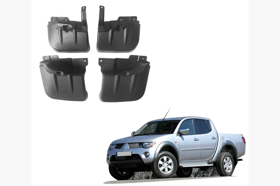 Mitsubishi L200 2006-2015 Paraspruzzi Premium (4 pz) Image