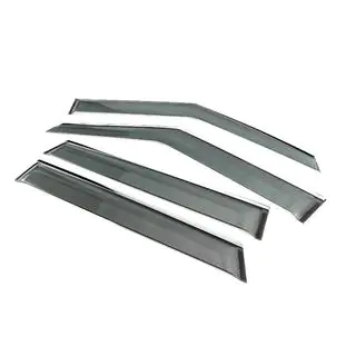 Deflettori Finestrini con Modanatura Cromata Niken Luxury (4 pz) Range Rover Evoque 2012-2018 foto 2