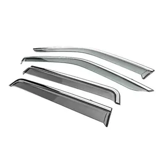 Deflettori Finestrini con Modanatura Cromata Niken Luxury (4 pz) Land Rover Freelander II 2006–2014 foto 2