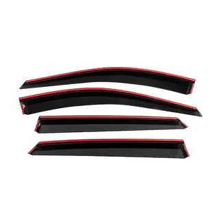 Deflettori Finestrini con Modanatura Cromata Niken Luxury (4 pz) foto 4
