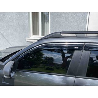 Deflettori Finestrini con Modanatura Cromata Niken Luxury (4 pz) Dacia Duster 2024- foto 3