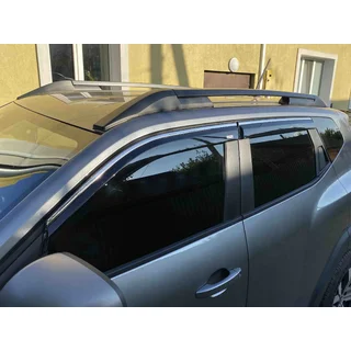 Deflettori Finestrini con Modanatura Cromata Niken Luxury (4 pz)