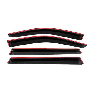 Deflettori Finestrini con Modanatura Cromata Niken Luxury (4 pz) foto 4
