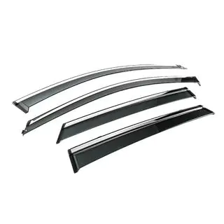 Deflettori Finestrini con Modanatura Cromata Niken Luxury (4 pz) foto 3