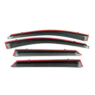 Deflettori Finestrini con Modanatura Cromata Niken Luxury (4 pz) foto 4