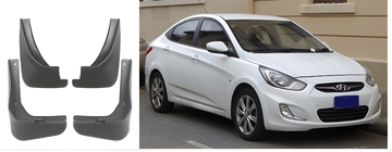 Hyundai Accent 2011-2017 Paraspruzzi originali Premium V2 (4 pz) foto 2