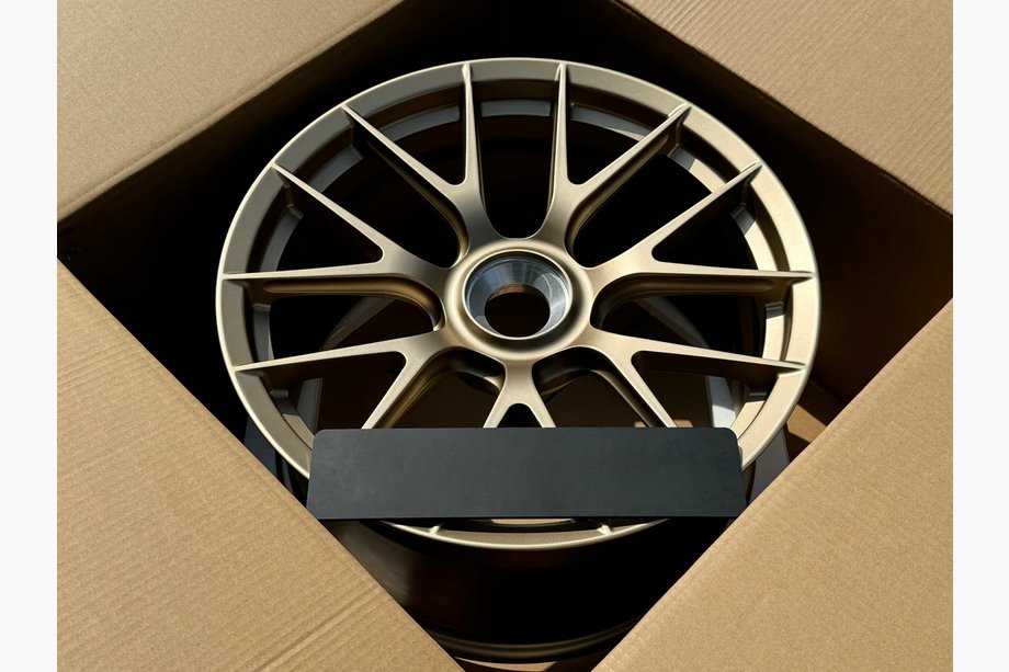 Porsche Boxster/Cayman 982 (718) 2016- Cerchi forgiati OEM R20 V12 (Set di 4) Foto 4