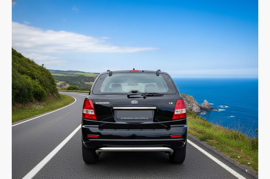 Kia Sorento I BL 2002-2009 Roll Bar Posteriore AK012 (Acciaio Inox) Image