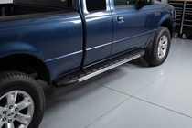 Mazda BT-50 2007-2012 Pedane Laterali Duru (2 pz, Alluminio) foto 1
