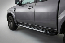 Mazda BT-50 2007-2012 Pedane Laterali Sunrise (2 pz, Alluminio) foto 1