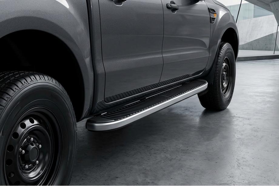 Mazda BT-50 2007-2012 Pedane Laterali Tayga (2 pz, Alluminio) Image