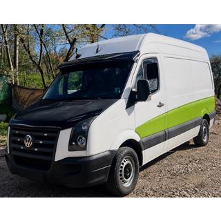 Visiera parabrezza V-4 (nero lucido, 5mm) Volkswagen Crafter 2006-2016 foto 2