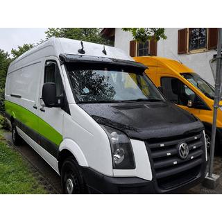 Visiera parabrezza V-4 (nero lucido, 5mm) Volkswagen Crafter 2006-2016 foto 1