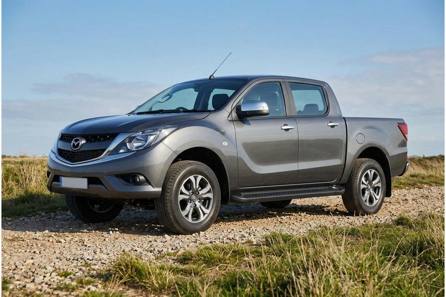 Mazda BT-50 2012- Pedane Laterali Allmond Black (2 pz, Alluminio) Image