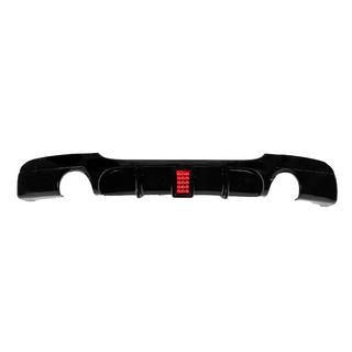Diffusore posteriore paraurti per scarico singolo doppio lato LED (per M-Sport, ABS) foto 1