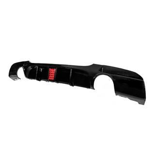 Diffusore posteriore paraurti per scarico singolo doppio lato LED (per M-Sport, ABS) foto 2