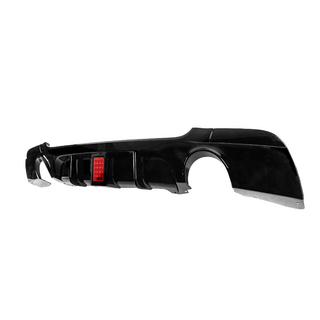 Diffusore posteriore paraurti per scarico singolo doppio lato LED (per M-Sport, ABS) foto 2