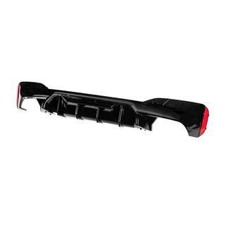 Diffusore paraurti posteriore stile LCI (per M-Sport/M5 F90, ABS) foto 3