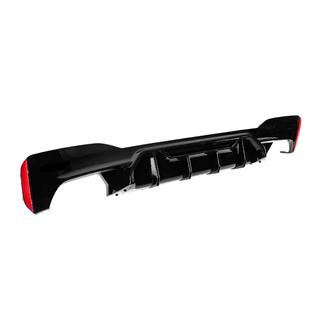 Diffusore paraurti posteriore stile LCI (per M-Sport/M5 F90, ABS) foto 4