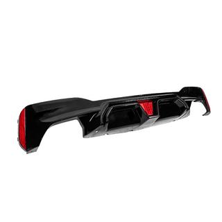 Diffusore paraurti posteriore CS-Style LED (per M-Sport/M5 F90, ABS) foto 3