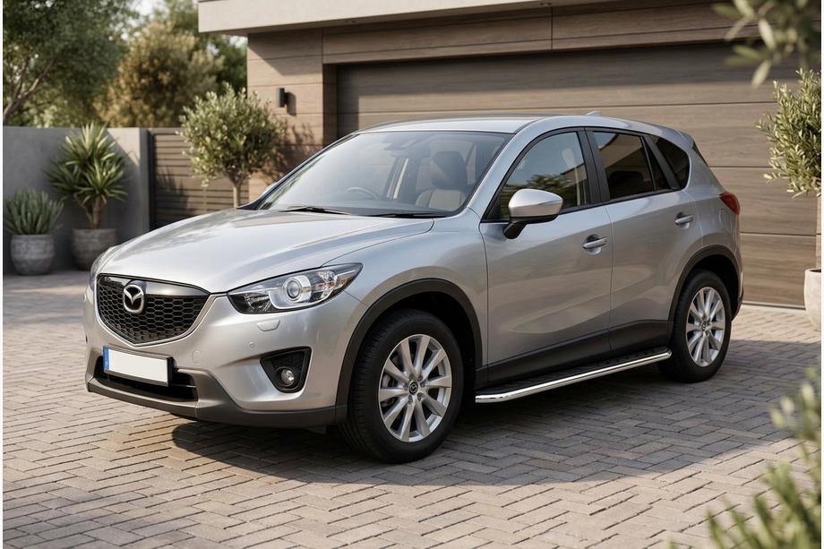 Mazda CX-5 2012-2017 Pedane Laterali Maydos V1 (2 pz, acciaio inox) Image