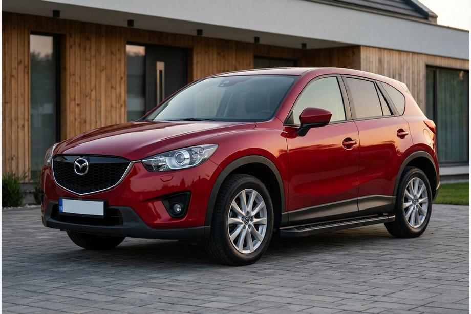 Mazda CX-5 2012-2017 Pedane Laterali Allmond Black (2 pz, Alluminio) Image