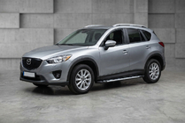 Mazda CX-5 2012-2017 Pedane Laterali Sunrise (2 pz, Alluminio) foto 1