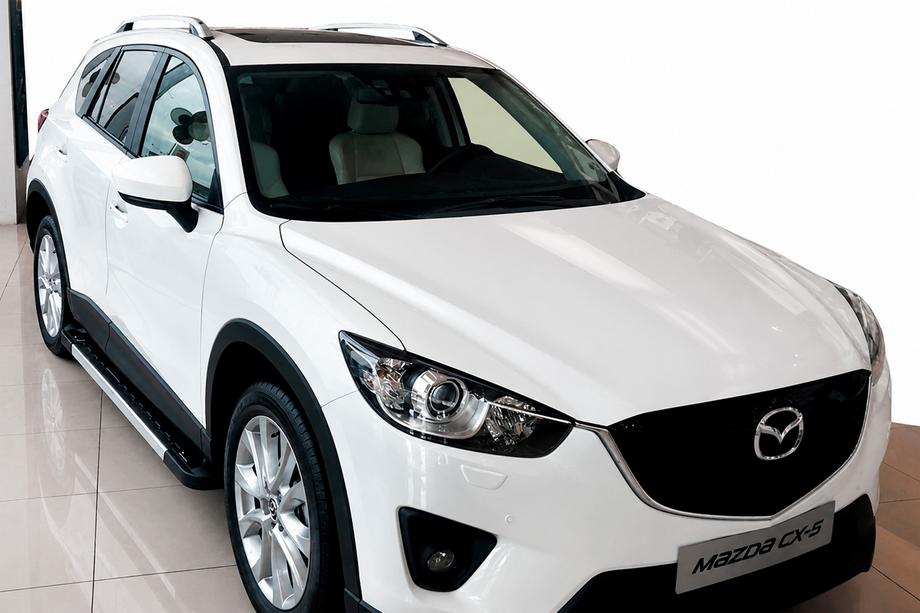 Mazda CX-5 2012-2017 Pedane Laterali RedLine V1 (2 pz, Alluminio) Image