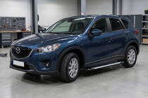 Mazda CX-5 2012-2017 Pedane Laterali Line (2 pz, Alluminio) foto 1