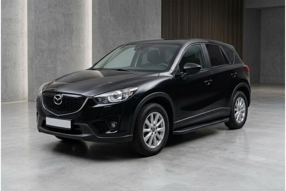 Mazda CX-5 2012-2017 Pedane Laterali Bosphorus Black (2 pz, Alluminio) Image