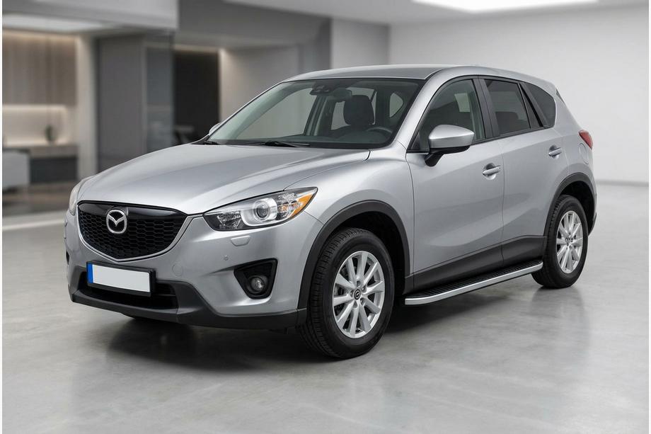 Mazda CX-5 2012-2017 Pedane Laterali Tayga Grey (2 pz, Alluminio) Image