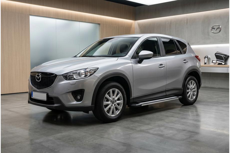 Mazda CX-5 2012-2017 Pedane Laterali Rainbow (2 pz, Alluminio) Image