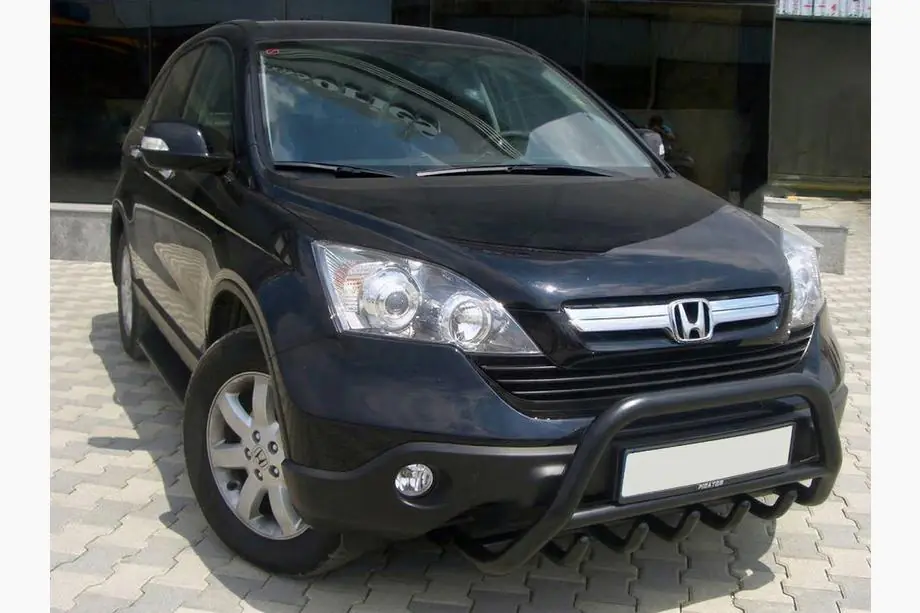 Honda CRV 2007-2011 Parabulloni WT003 Nero (Acciaio Inox) Image