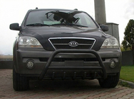 Kia Sorento I BL 2002-2009 Parabulloni WT003 Nero (Acciaio Inox) foto 2