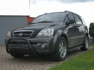 Kia Sorento I BL 2002-2009 Parabulloni WT003 Nero (Acciaio Inox) foto 1