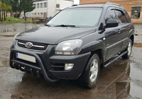 Kia Sportage 2004-2010 Parabulloni WT003 Nero (Acciaio Inox) foto 4