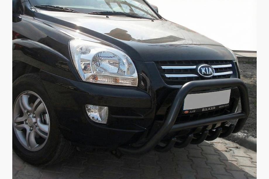 Kia Sportage 2004-2010 Parabulloni WT003 Nero (Acciaio Inox) Foto 5