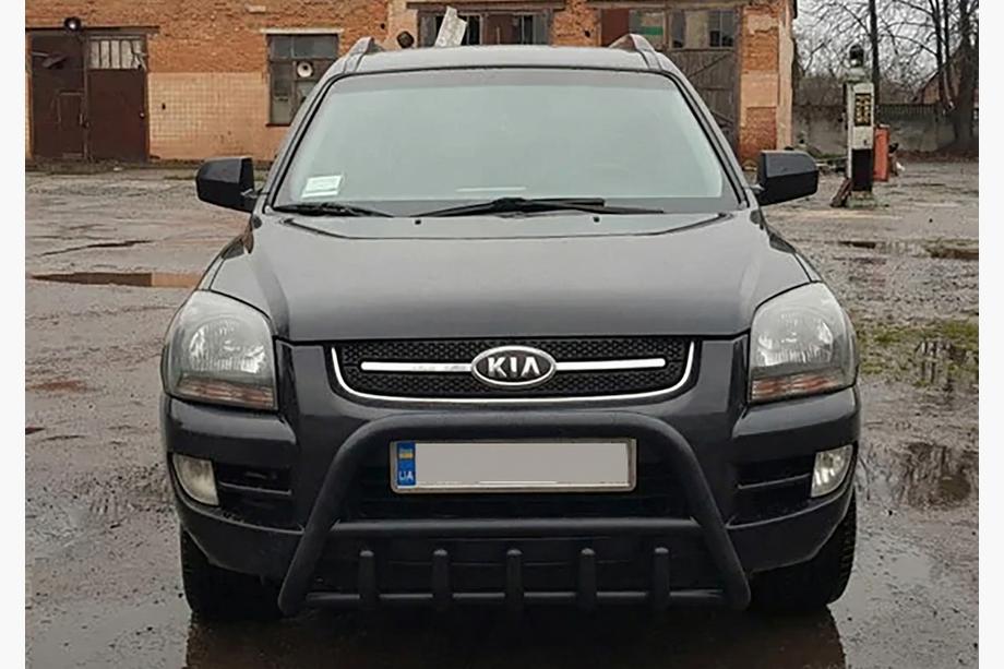 Kia Sportage 2004-2010 Parabulloni WT003 Nero (Acciaio Inox) Image