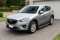 Mazda CX-5 2012-2017 Pedane Laterali Fullmond (2 pz, alluminio) foto 1