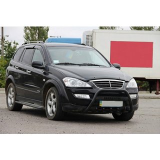 Parabulloni WT004 Nero (Acciaio Inox) SsangYong Action 2005-2018 foto 3