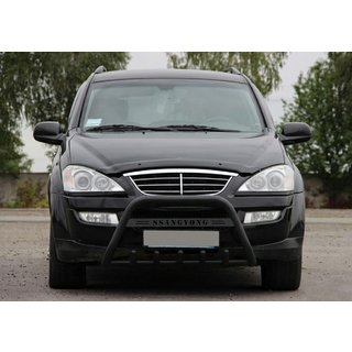 Parabulloni WT004 Nero (Acciaio Inox) SsangYong Action 2005-2018 foto 2