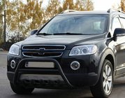 Chevrolet Captiva 2006-2019 Parabullbar Anteriore WT003 Nero (Acciaio Inox) foto 3