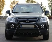 Chevrolet Captiva 2006-2019 Parabullbar Anteriore WT003 Nero (Acciaio Inox) foto 1