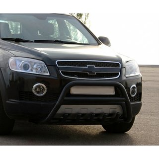 Parabullbar Anteriore WT003 Nero (Acciaio Inox) Chevrolet Captiva 2006-2019 foto 4