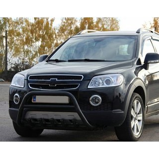 Parabullbar Anteriore WT003 Nero (Acciaio Inox) Chevrolet Captiva 2006-2019 foto 3