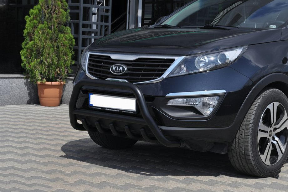 Kia Sportage 2010-2015 Parabulloni WT003 Nero (Acciaio Inox) Foto 1